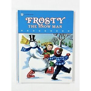 Vintage 1950 A Big Golden Book Frosty the Snowman Annie Bedford Hardcover 1st Ed